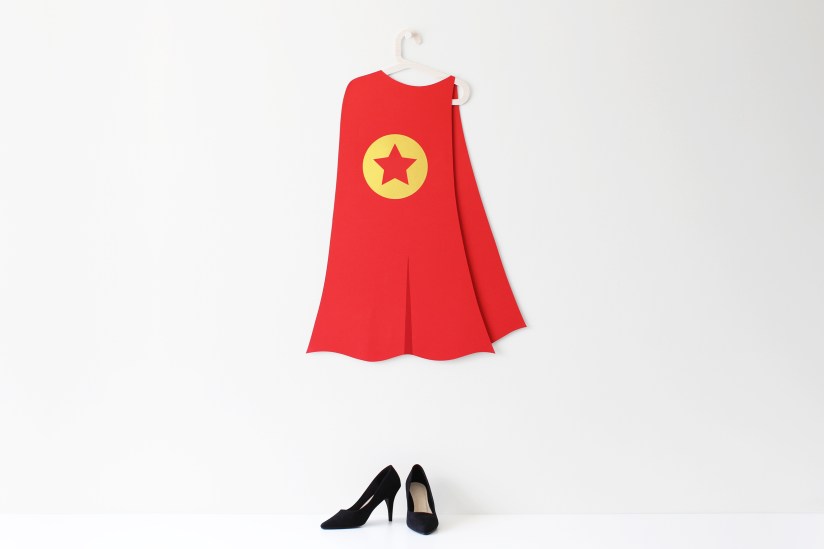 Adults 35" Super Mum Superhero Mothers Day Fancy Dress Cape Gift Idea